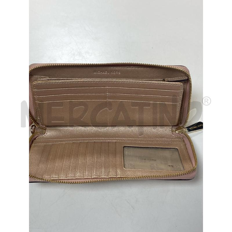 PORTA FOGLIO MICHAEL KORS ROSA PERLATOGRANDE | Mercatino dell'Usato Ciampino 2