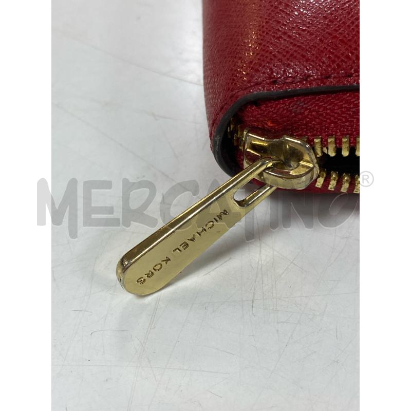 PORTA FOGLIO MICHAEL KORS ROSSO | Mercatino dell'Usato Ciampino 5