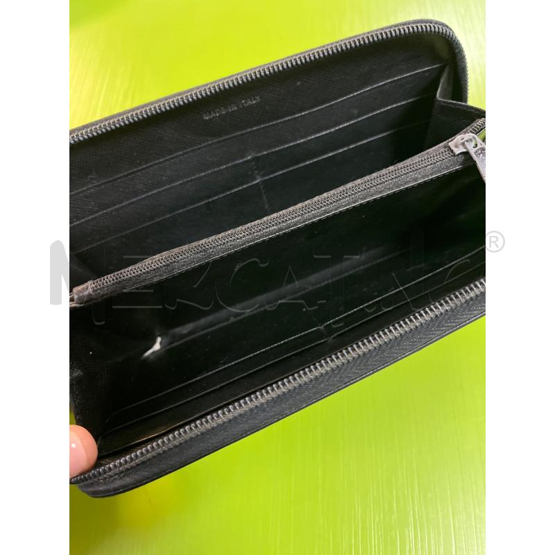 PORTA FOGLIO PRADA NERO  | Mercatino dell'Usato Ciampino 3