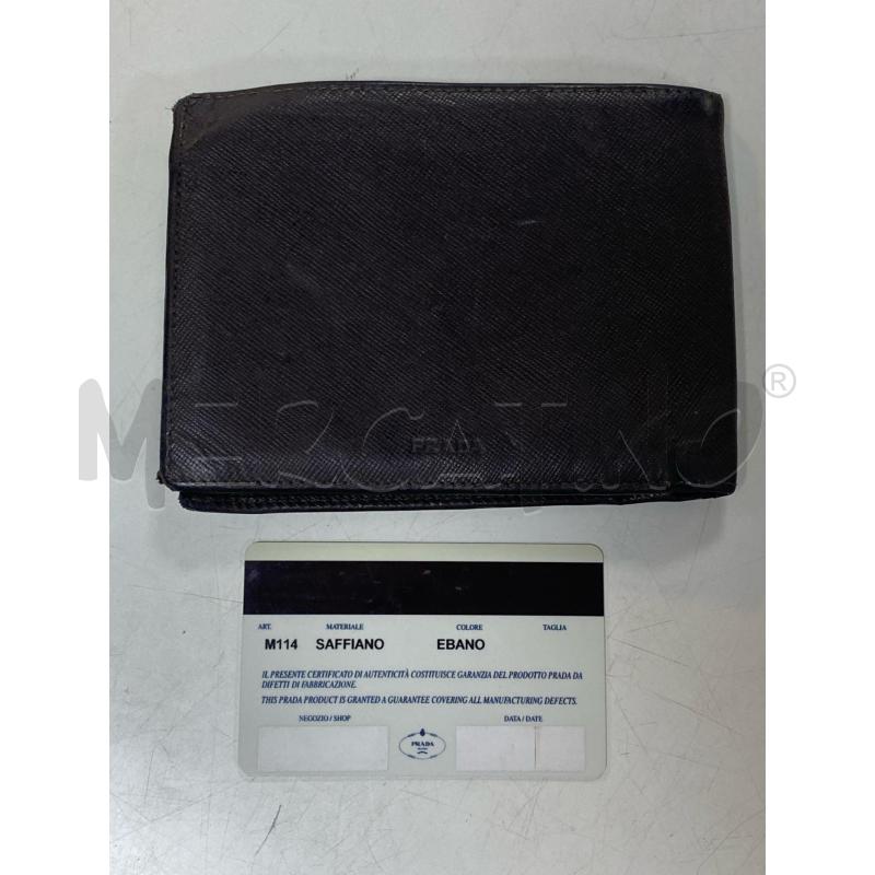 PORTA FOGLIO PRADA UOMO NERO | Mercatino dell'Usato Ciampino 5