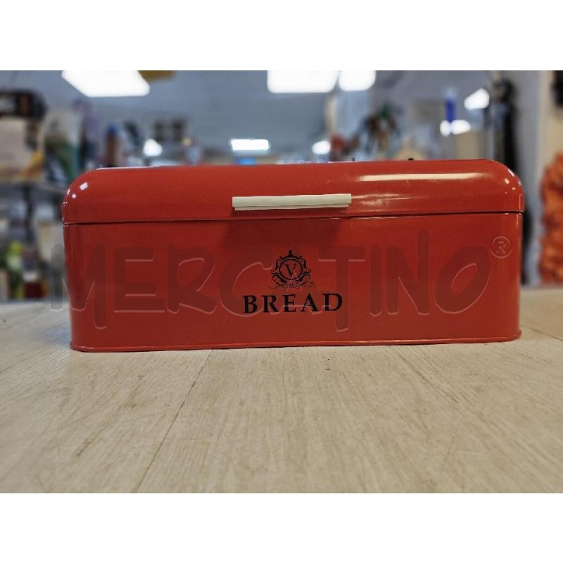 PORTA PANE METALLO ROSSO V | Mercatino dell'Usato Ciampino 1