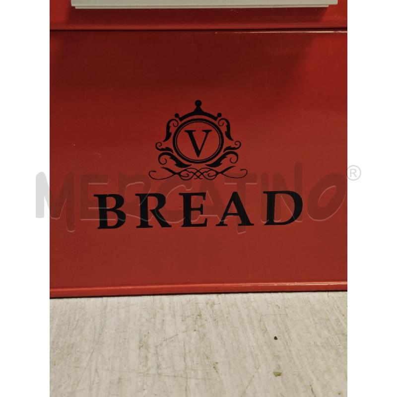 PORTA PANE METALLO ROSSO V | Mercatino dell'Usato Ciampino 2