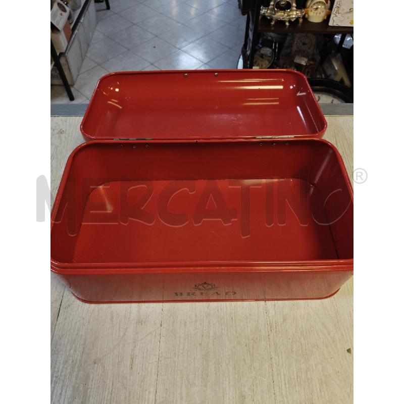 PORTA PANE METALLO ROSSO V | Mercatino dell'Usato Ciampino 3