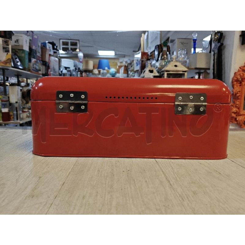 PORTA PANE METALLO ROSSO V | Mercatino dell'Usato Ciampino 4