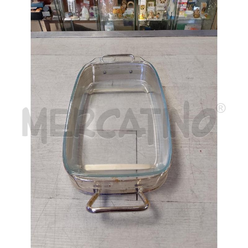PORTA PIETANZA IN SILVER E VETRO | Mercatino dell'Usato Ciampino 2