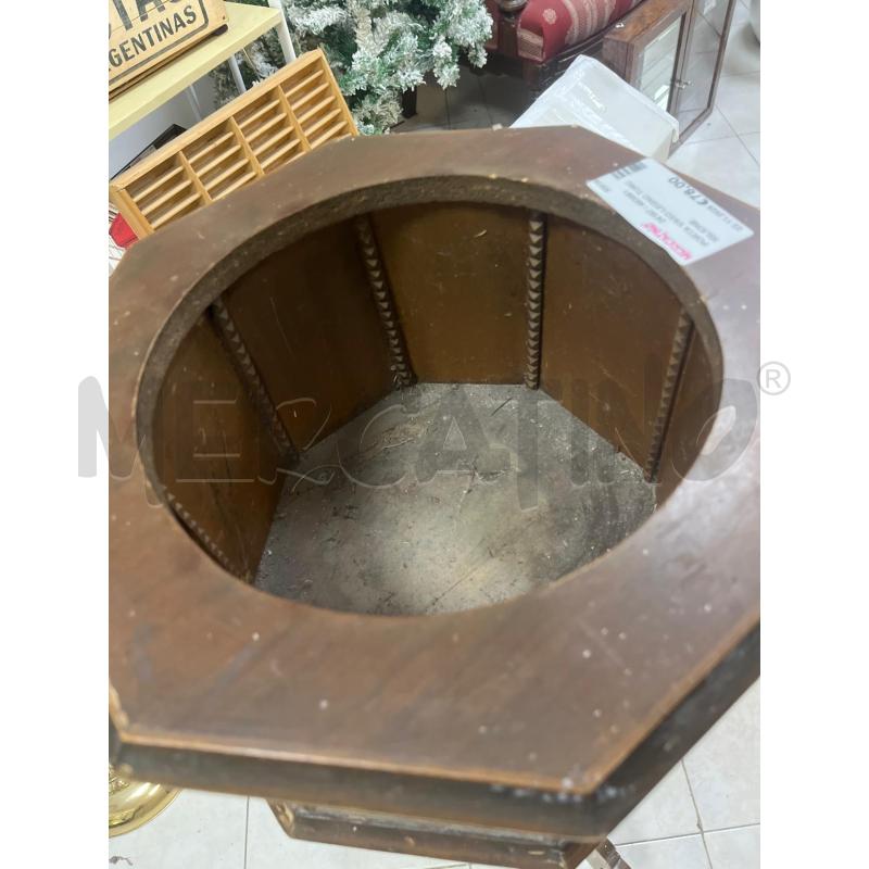 PORTA VASO LEGNO TORCIGLIONE | Mercatino dell'Usato Ciampino 3