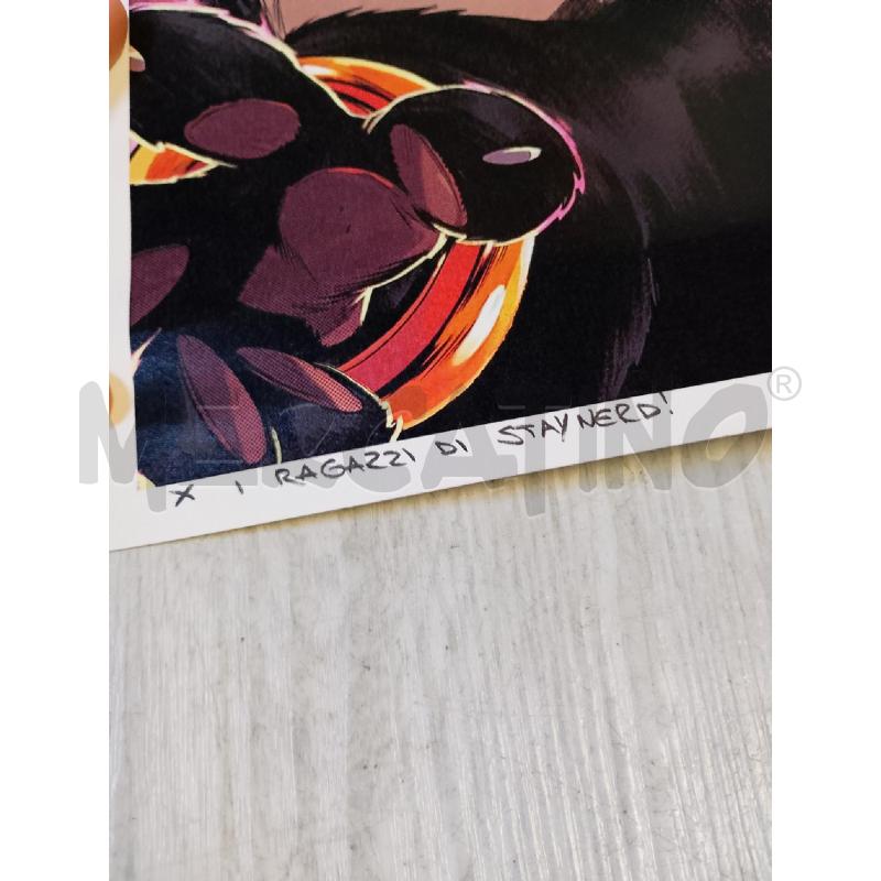 POSTER STAMPA UFFICIALE TEKKEN COVER ISSUES FIRMATA DI MEO | Mercatino dell'Usato Ciampino 2