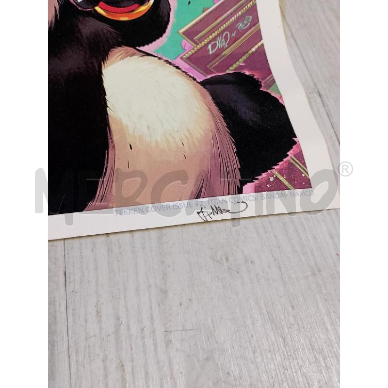 POSTER STAMPA UFFICIALE TEKKEN COVER ISSUES FIRMATA DI MEO | Mercatino dell'Usato Ciampino 3