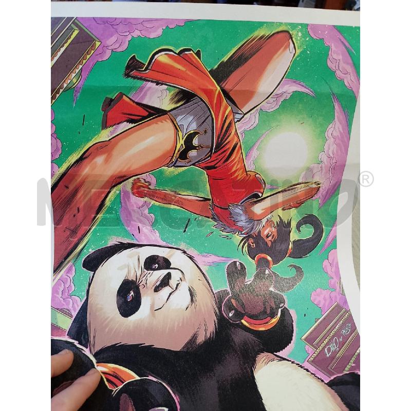 POSTER STAMPA UFFICIALE TEKKEN COVER ISSUES FIRMATA DI MEO | Mercatino dell'Usato Ciampino 4