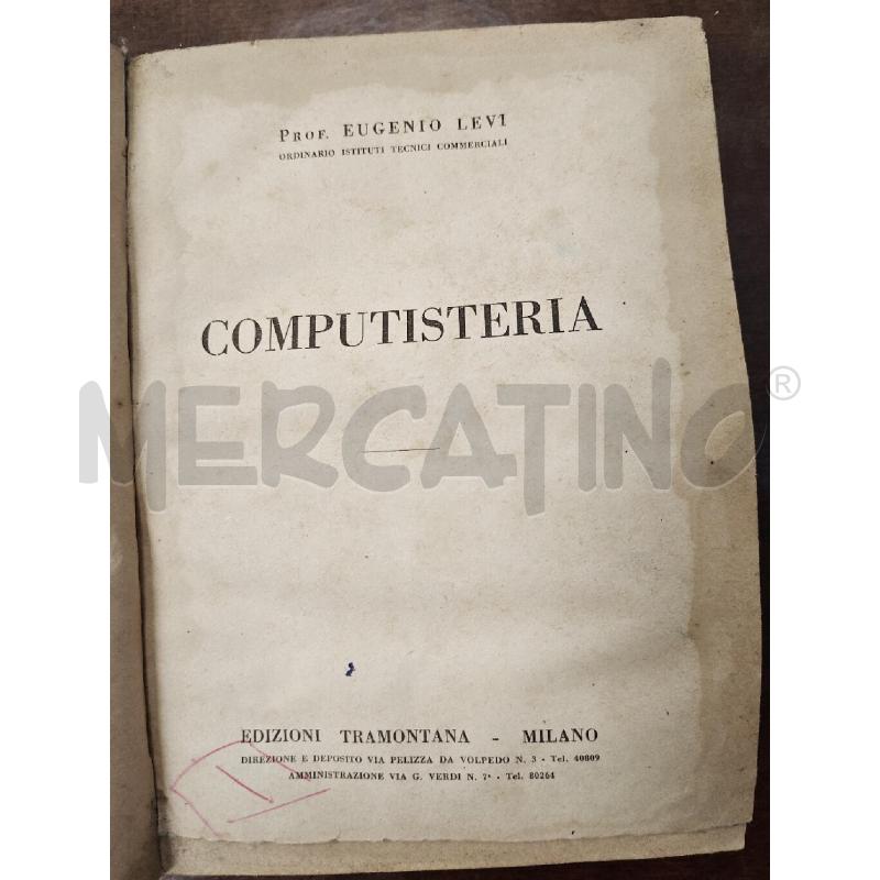 PROF EUGENIO LEVI COMPUTISTERIA | Mercatino dell'Usato Ciampino 1
