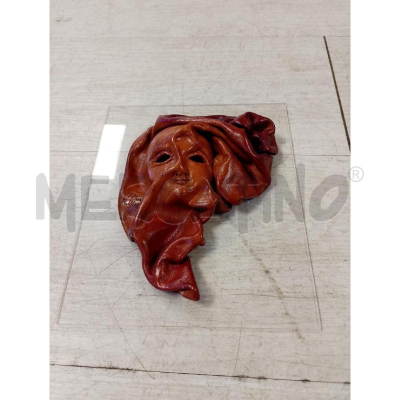 QUADRETTO MASCHERA IN PELLE BASE IN PLEXIGLASS | Mercatino dell'Usato Ciampino 1