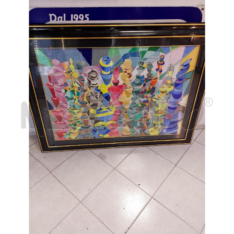 QUADRO ASTRATTO GEOMETRICO  | Mercatino dell'Usato Ciampino 1