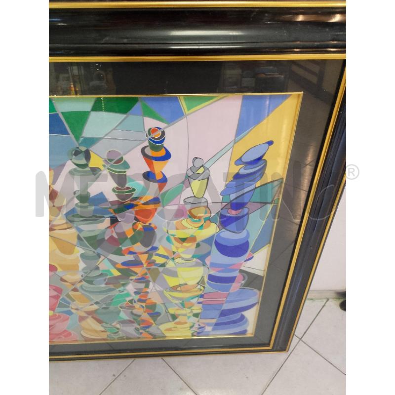 QUADRO ASTRATTO GEOMETRICO  | Mercatino dell'Usato Ciampino 2