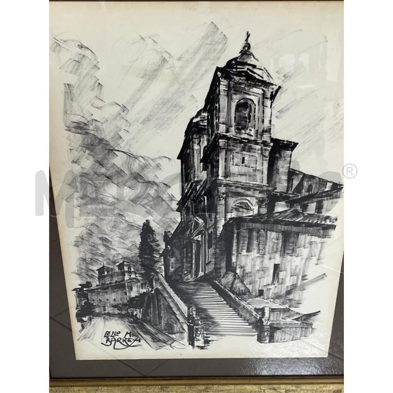 QUADRO B/N  LELLO M.BARRESI | Mercatino dell'Usato Ciampino 2