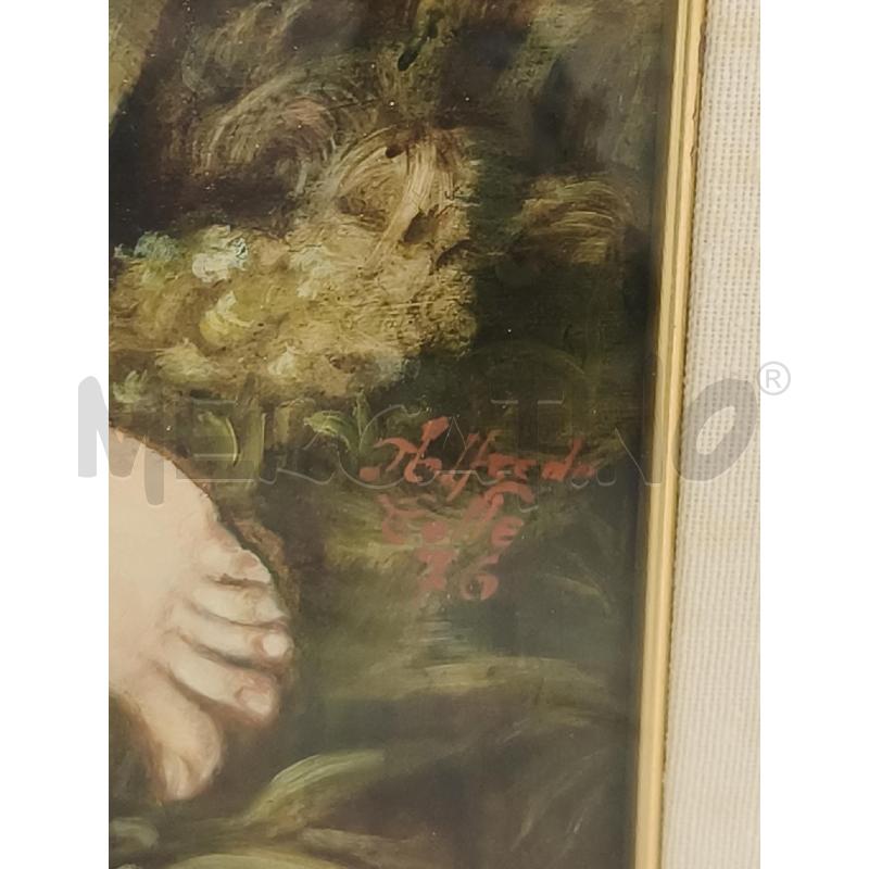 QUADRO DIPINTO ALFREDO COLLE DONNE SEDUTE CON FRUTTA | Mercatino dell'Usato Ciampino 2