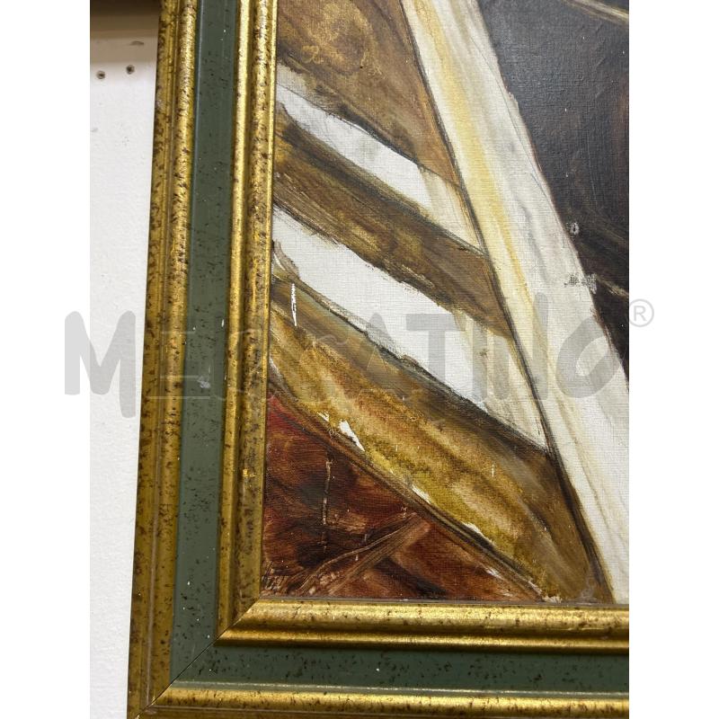 QUADRO DIPINTO RAGAZZA CON CHITARRA | Mercatino dell'Usato Ciampino 3