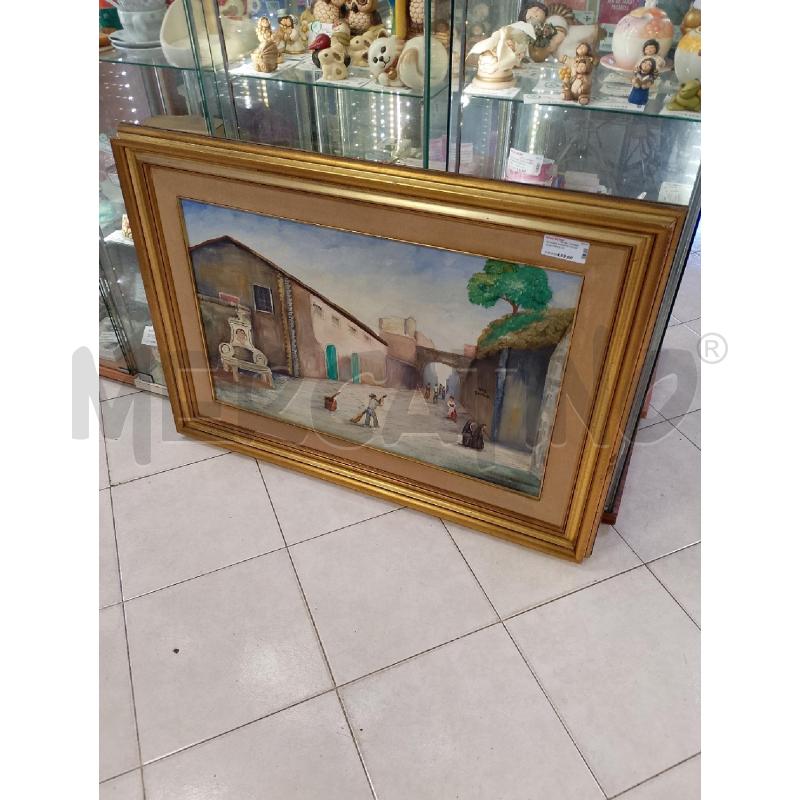 QUADRO DIPINTO VIA GIULIA FIRMATO | Mercatino dell'Usato Ciampino 1