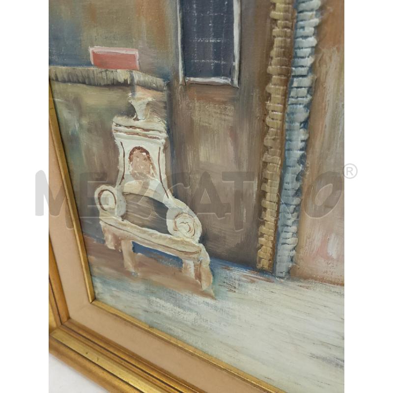 QUADRO DIPINTO VIA GIULIA FIRMATO | Mercatino dell'Usato Ciampino 2