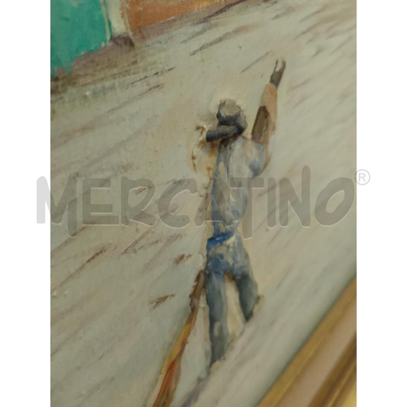 QUADRO DIPINTO VIA GIULIA FIRMATO | Mercatino dell'Usato Ciampino 3