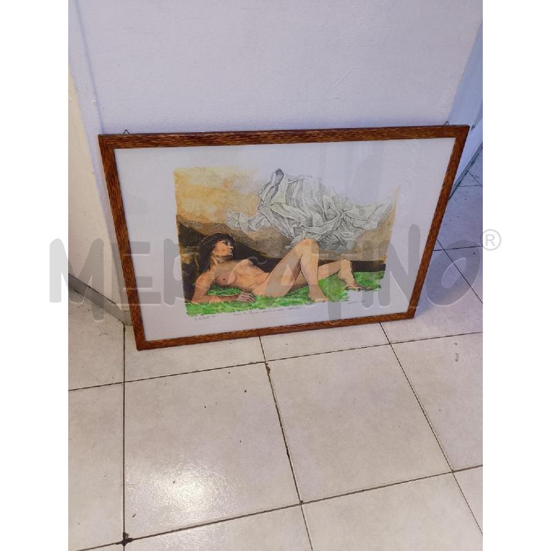 QUADRO DONNA CAMICIA E.ROBERTI 81 | Mercatino dell'Usato Ciampino 1