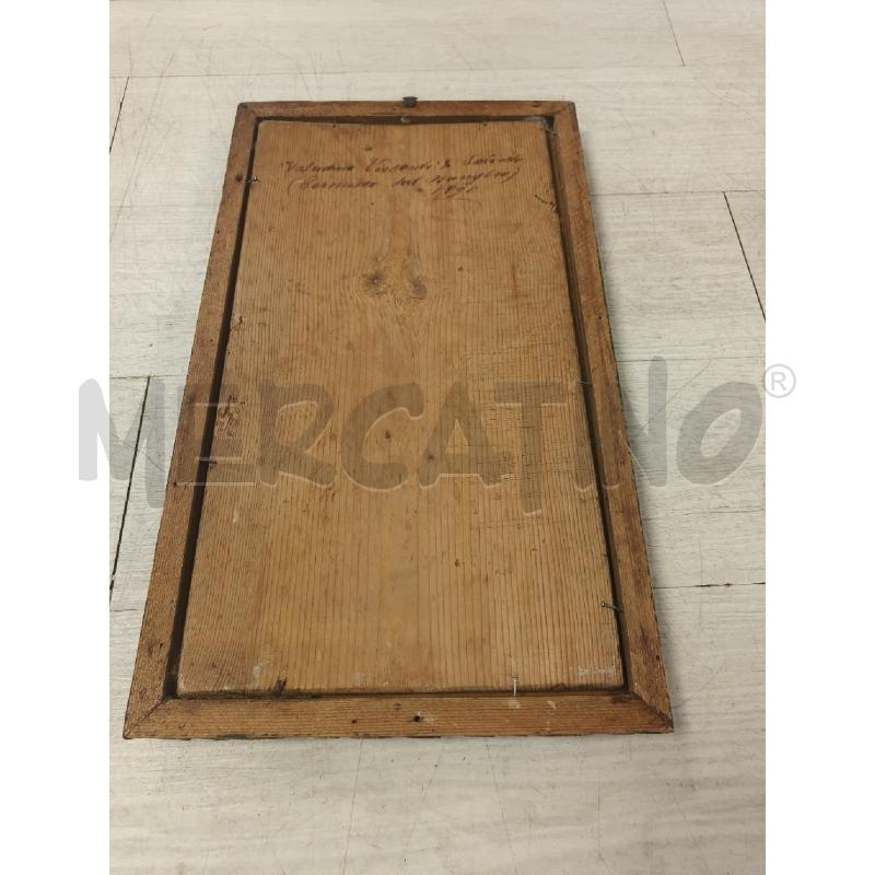 QUADRO EPOCA DIPINTO FIORI CORNICE DORATA FOGLIE | Mercatino dell'Usato Ciampino 4