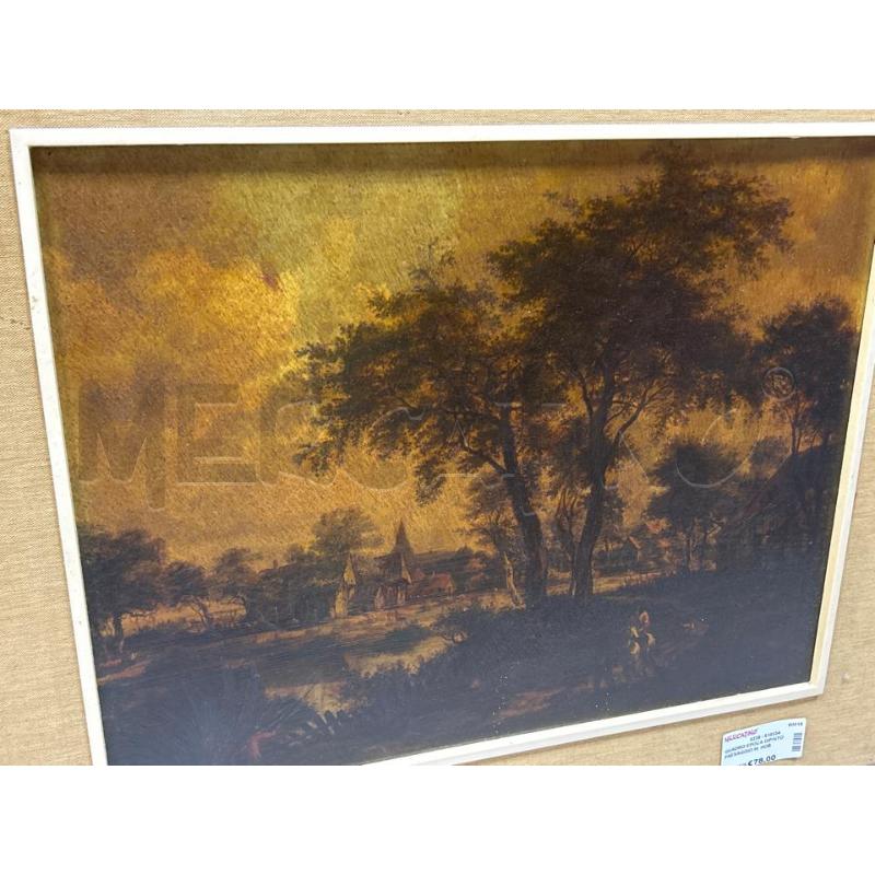 QUADRO EPOCA DIPINTO PAESAGGIO M. HOBBEMA | Mercatino dell'Usato Ciampino 3