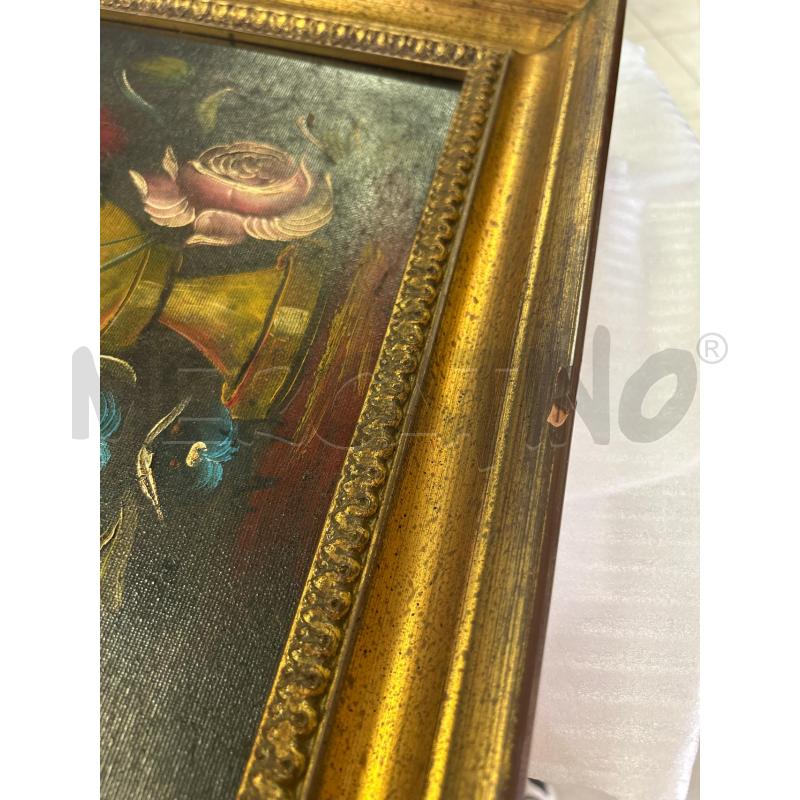 QUADRO FIORI CORN.LEGNO DORATO | Mercatino dell'Usato Ciampino 3