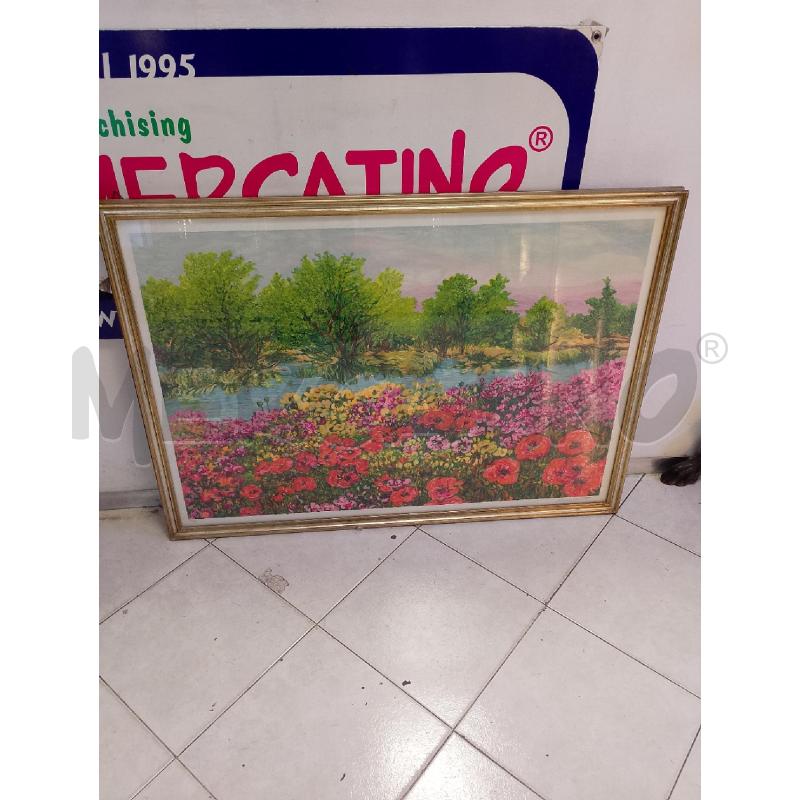 QUADRO MARISA BENETTI - PAESAGGIO FLOREALE | Mercatino dell'Usato Ciampino 1