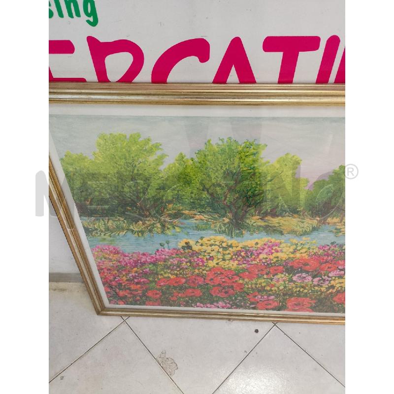 QUADRO MARISA BENETTI - PAESAGGIO FLOREALE | Mercatino dell'Usato Ciampino 2