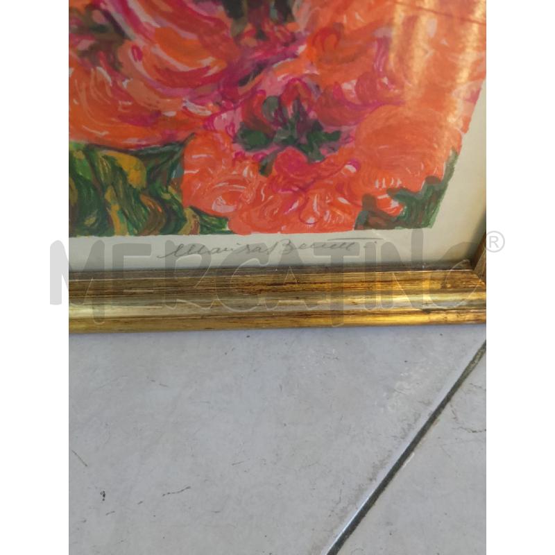 QUADRO MARISA BENETTI - PAESAGGIO FLOREALE | Mercatino dell'Usato Ciampino 4