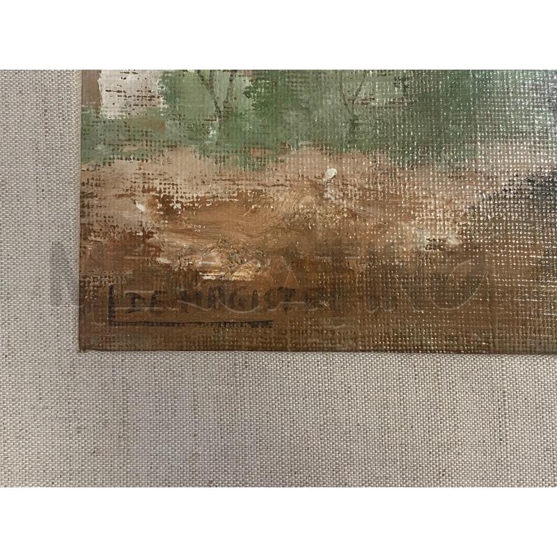 QUADRO PAESAGGIO FIRMA L.DE MAGISTRIS | Mercatino dell'Usato Ciampino 3