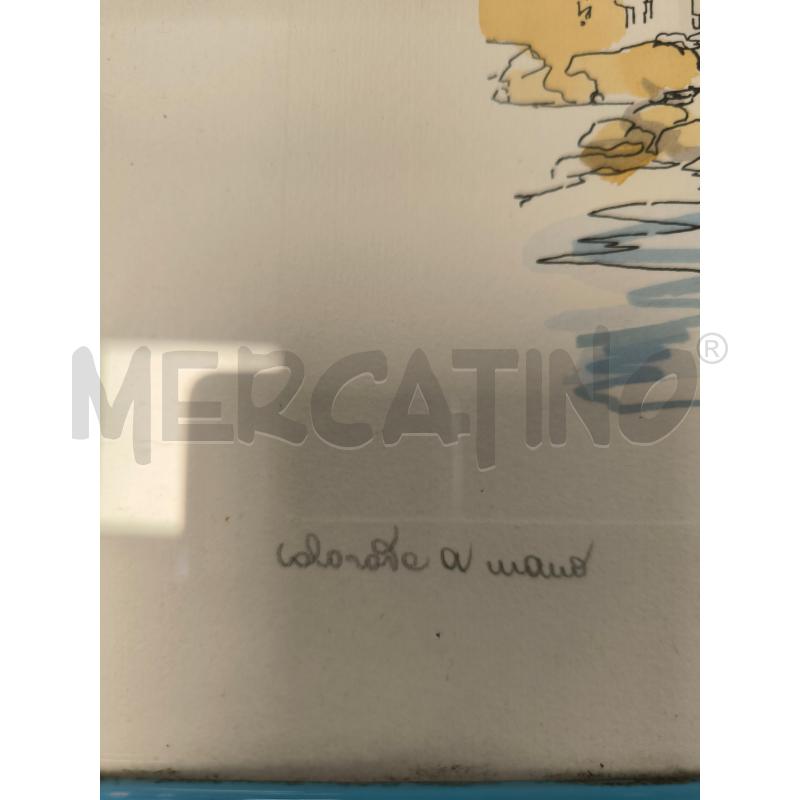 QUADRO PAESAGGIO PORTO MARE ALDO RISO | Mercatino dell'Usato Ciampino 3