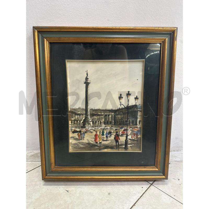 QUADRO PLACE VENDOME PARIGI | Mercatino dell'Usato Ciampino 1