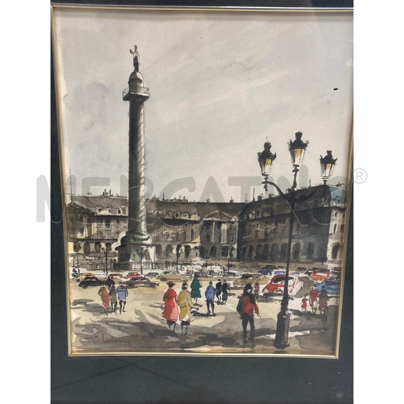 QUADRO PLACE VENDOME PARIGI | Mercatino dell'Usato Ciampino 2
