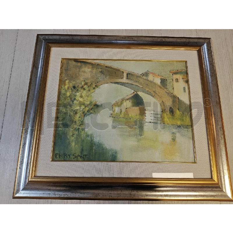 QUADRO PONTE ROMA SPARITA DI ENRY SANT. | Mercatino dell'Usato Ciampino 1
