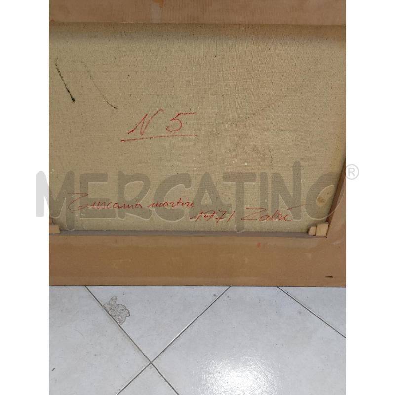 QUADRO PRODUZIONE DECORATIVA ITALIANA MARIO ZEBRE | Mercatino dell'Usato Ciampino 3