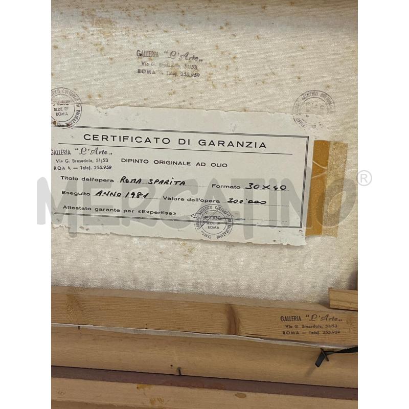 QUADRO ROMA SPARITA | Mercatino dell'Usato Ciampino 4