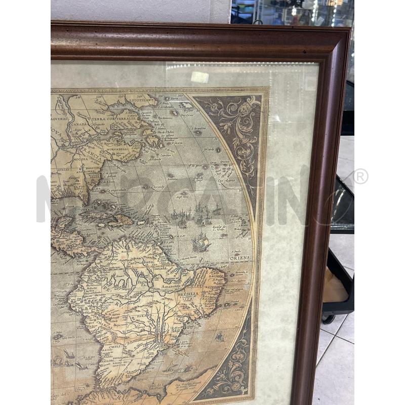 QUADRO STAMPA CARTINA AMERICAE SINE | Mercatino dell'Usato Ciampino 3