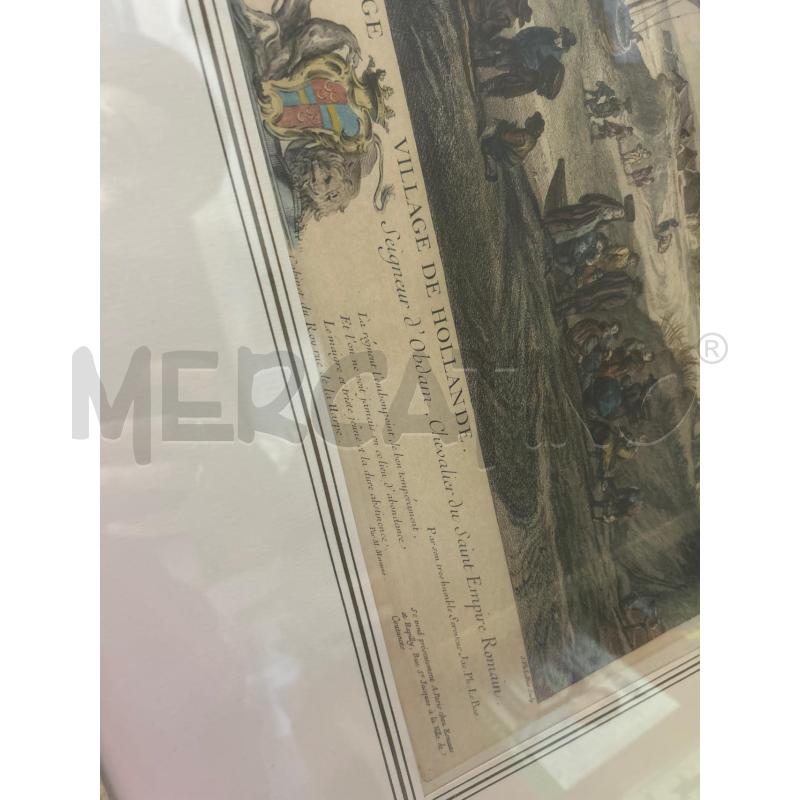 QUADRO STAMPA OTTOCENTESCA VEDUTA SUL MADRE | Mercatino dell'Usato Ciampino 2