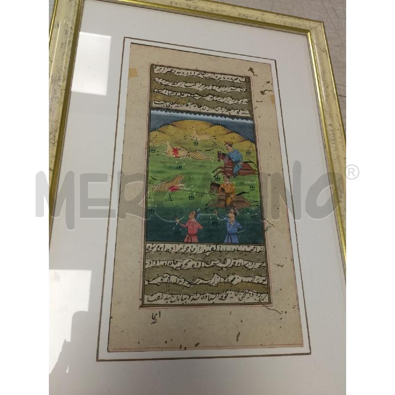 QUADRO VECCHIA STAMPA UMINI A CACCIA | Mercatino dell'Usato Ciampino 2