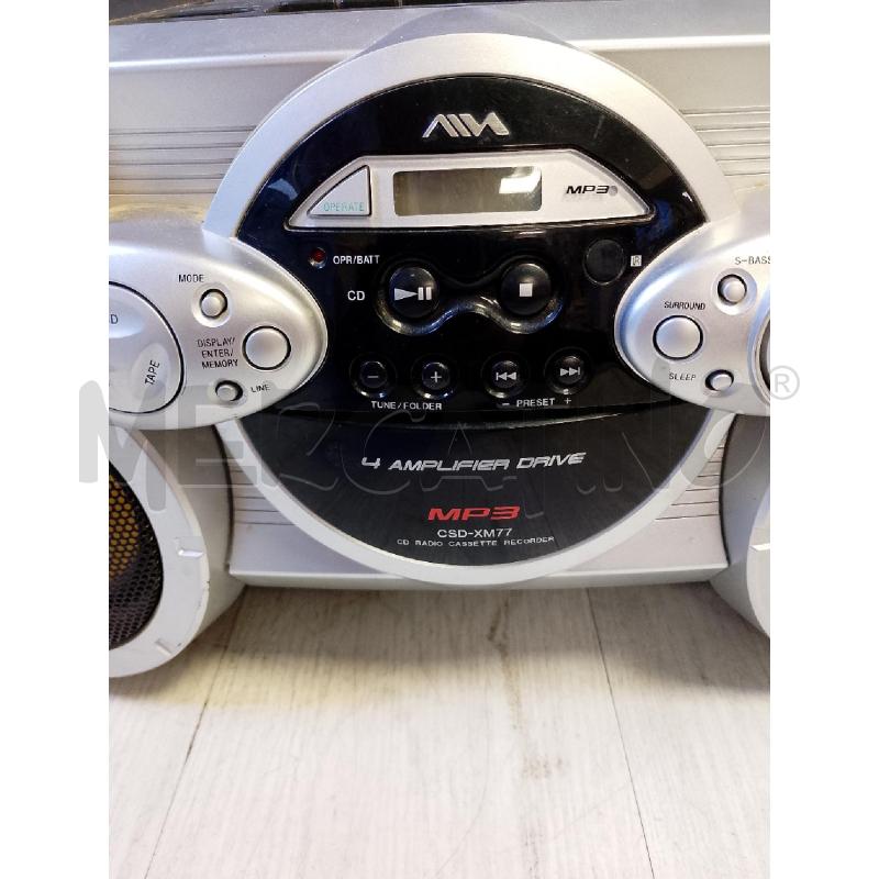 RADIO AIWA CSD-XM77  | Mercatino dell'Usato Ciampino 2