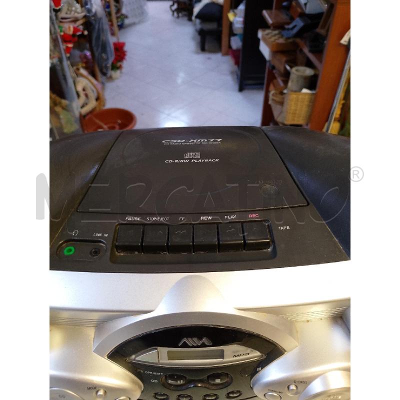 RADIO AIWA CSD-XM77  | Mercatino dell'Usato Ciampino 3