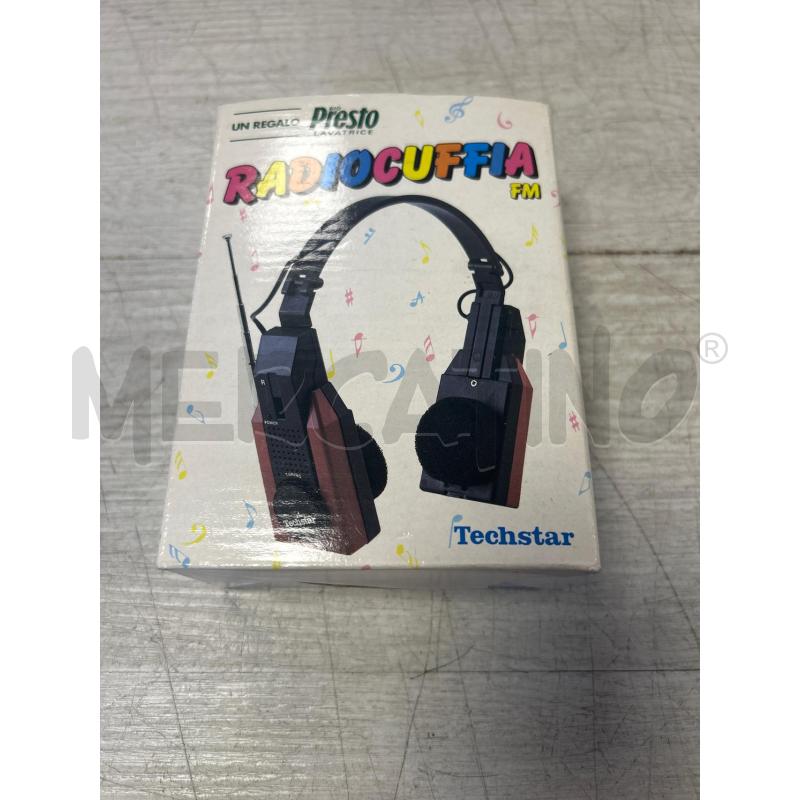 RADIO CUFFIA ANNI 80 GADGET BIOPRESTO LAVATRICE TECHSTAR | Mercatino dell'Usato Ciampino 1