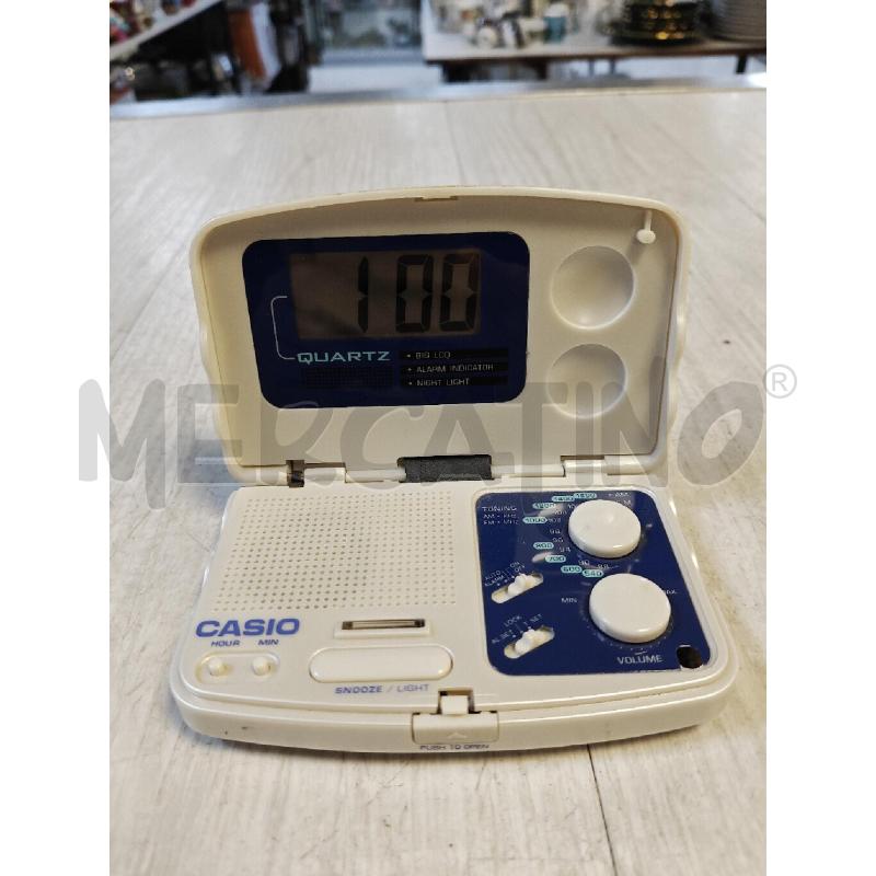 RADIO SVEGLIA CASIO DA VIAGGIO | Mercatino dell'Usato Ciampino 2