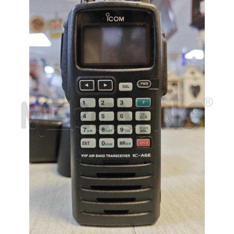 RICETRASMITTENTE ICOM VHF AIR SAND IC-A6E | Mercatino dell'Usato Ciampino 3