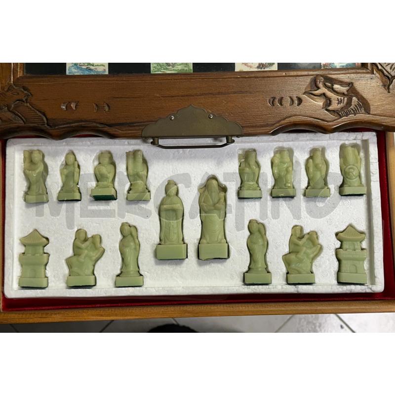 SCACCHIERA VINTAGE ORIENTALE LEGNO | Mercatino dell'Usato Ciampino 3