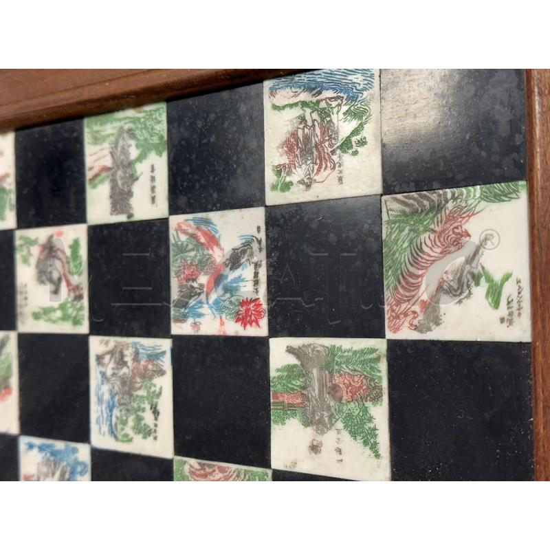 SCACCHIERA VINTAGE ORIENTALE LEGNO | Mercatino dell'Usato Ciampino 5