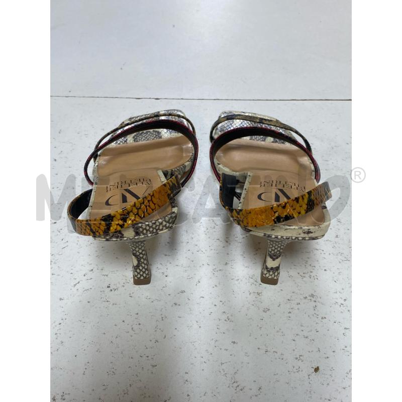 SCARPE DONNA ATELIER PIETRINI PITONATE GRIGIE ROSSE ARANCIO | Mercatino dell'Usato Ciampino 3