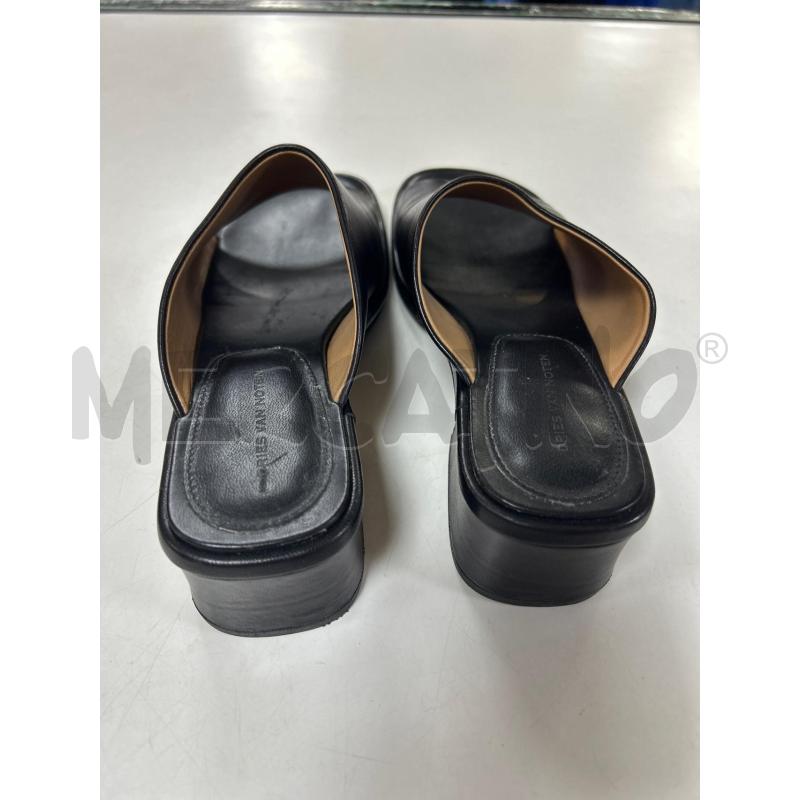 SCARPE DONNA DRIES VAN NOTEN NERE APERTE TACCO BASSO | Mercatino dell'Usato Ciampino 3
