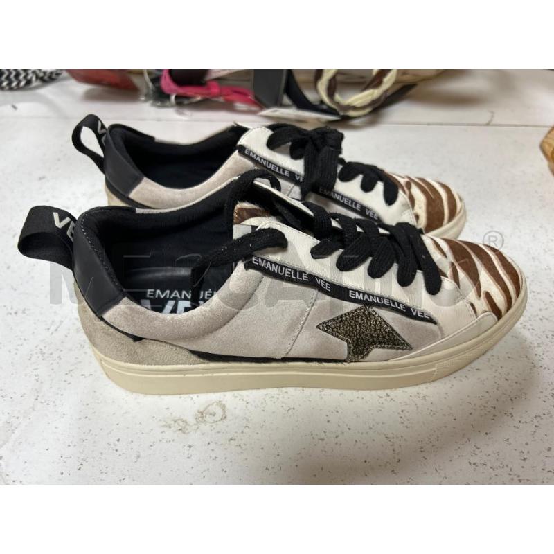 SCARPE DONNA EMANUELLE VEE GRIGIE NERE ZEBRATE | Mercatino dell'Usato Ciampino 2